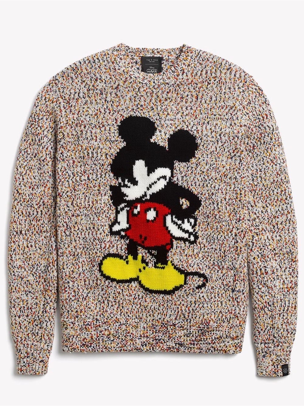 NWOT Unisex Rag & Bone and Disney Haldon Mickey Graphic Crewneck Sweater -